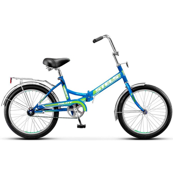 Велосипед Stels Pilot 410 20 (2016) синий/зеленый