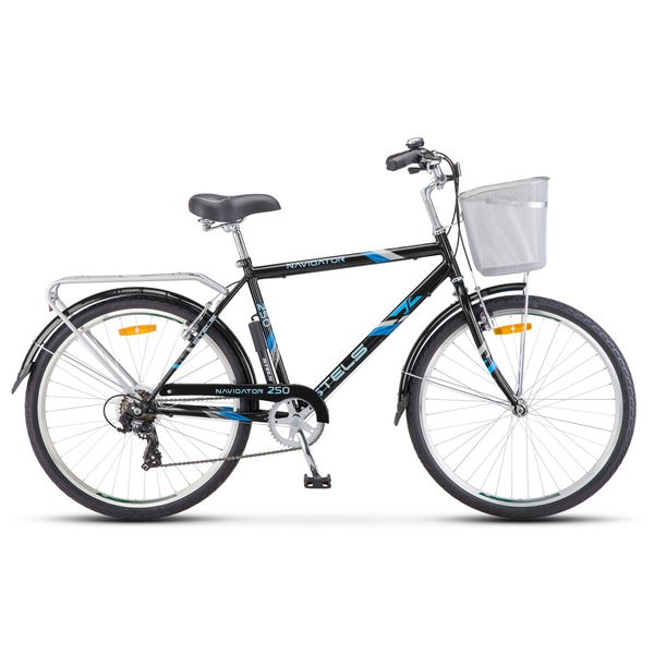 Велосипед Stels Navigator 26" 250 Gent Z010 с корзиной (2018)