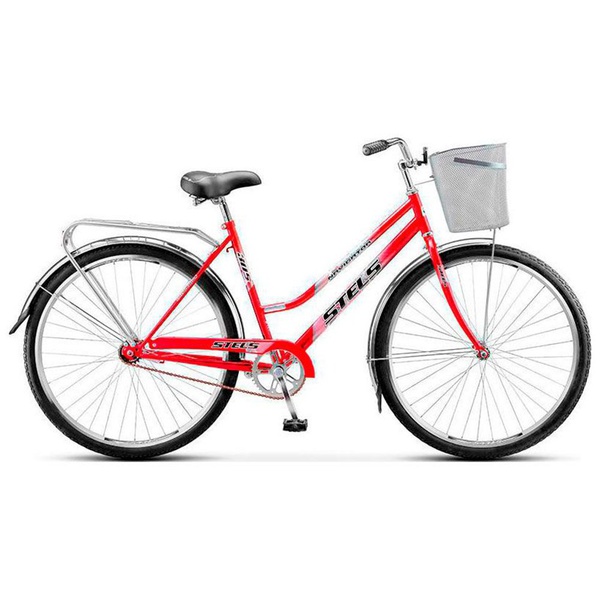 Велосипед Stels Navigator 28" 305 Lady Z010 с корзиной (2016) красный