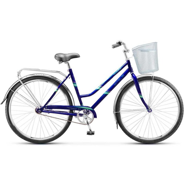 Велосипед Stels Navigator 28" 305 Lady Z010 с корзиной (2016) синий