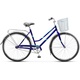 Велосипед Stels Navigator 28" 305 Lady Z010 с корзиной (2016) синий. Фото 1