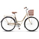 Велосипед Stels Navigator 28" 325 Lady Z010 с корзиной (2016) бежевый/коричневый. Фото 1