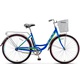 Велосипед Stels Navigator 28" 345 Z010/Z011 с корзиной (2016) синий. Фото 1