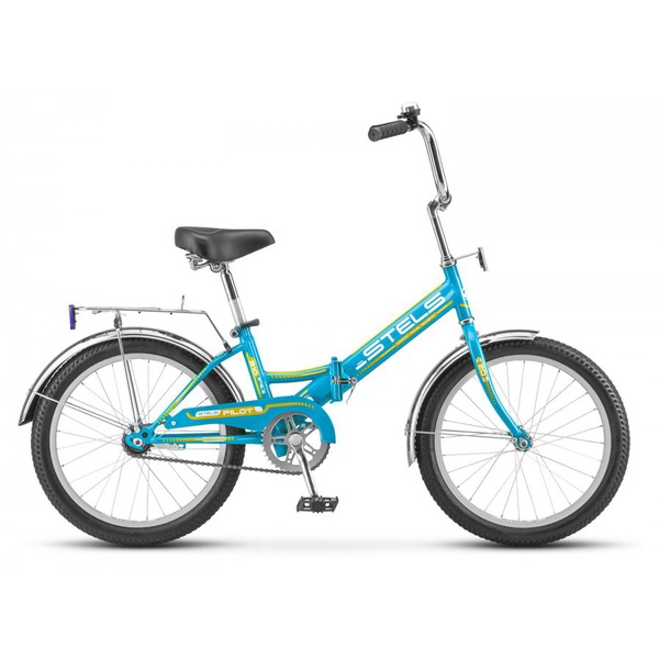 Велосипед Stels Pilot 310 20 (2016) голубой/желтый