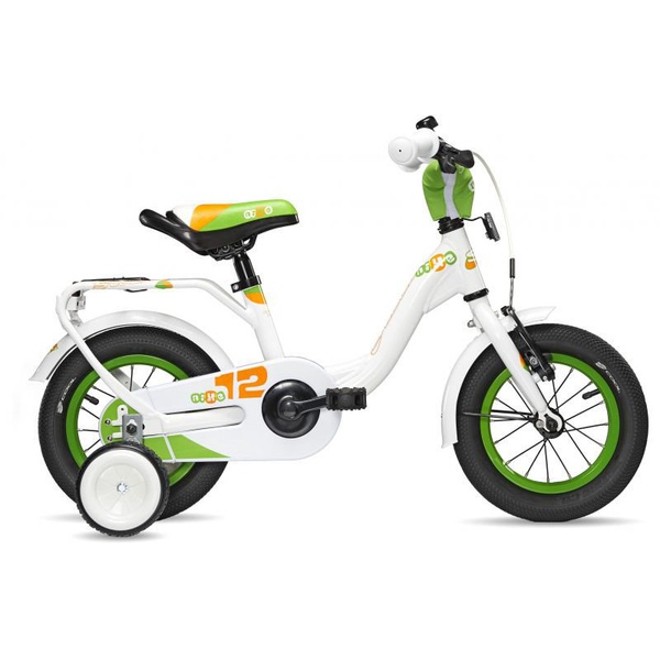 Велосипед Scool Nixe 12 Бело-зеленый