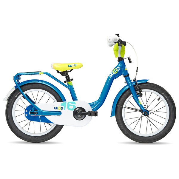 Велосипед Scool Nixe 16" alloy (2018) Сине-желтый