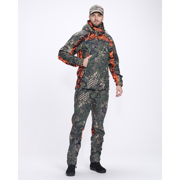 Костюм Тритон Chameleon Pro -5 (SoftShell) Green Line/Signal