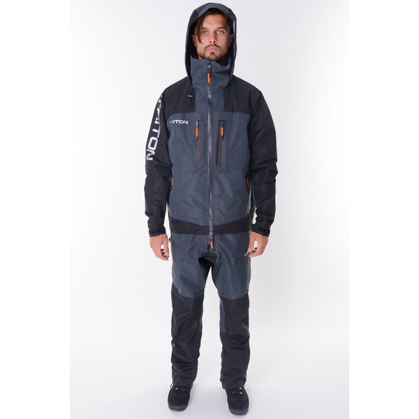 Костюм Тритон Angler Cup (Таслан) Темно-серый/Черный