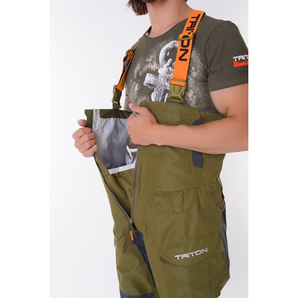 Костюм Тритон Angler Cup (Таслан) Хаки/Тёмно-серый