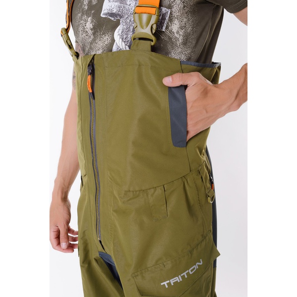 Костюм Тритон Angler Cup (Таслан) Хаки/Тёмно-серый