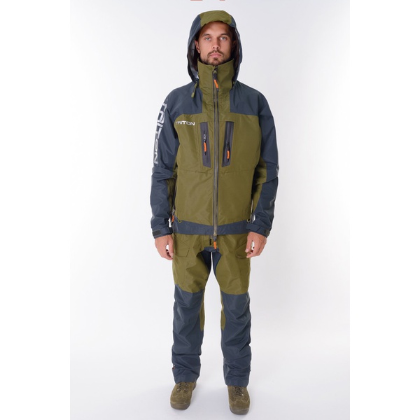 Костюм Тритон Angler Cup (Таслан) Хаки/Тёмно-серый