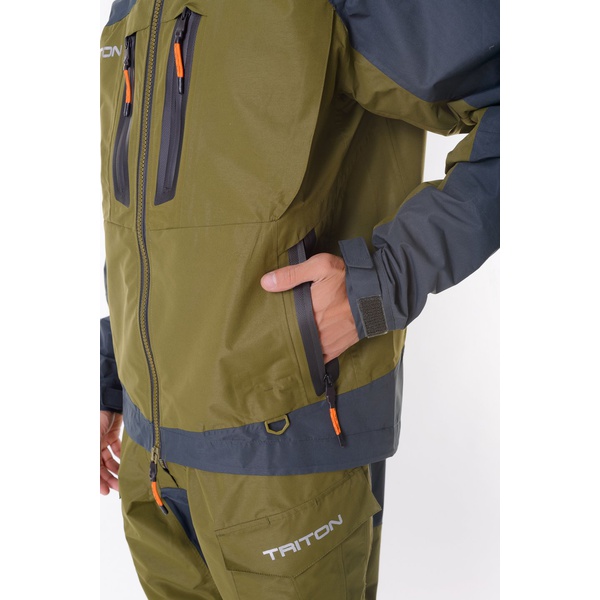 Костюм Тритон Angler Cup (Таслан) Хаки/Тёмно-серый