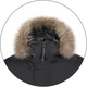 Куртка Сплав Аляска черный каматт нат. мех. Фото 3