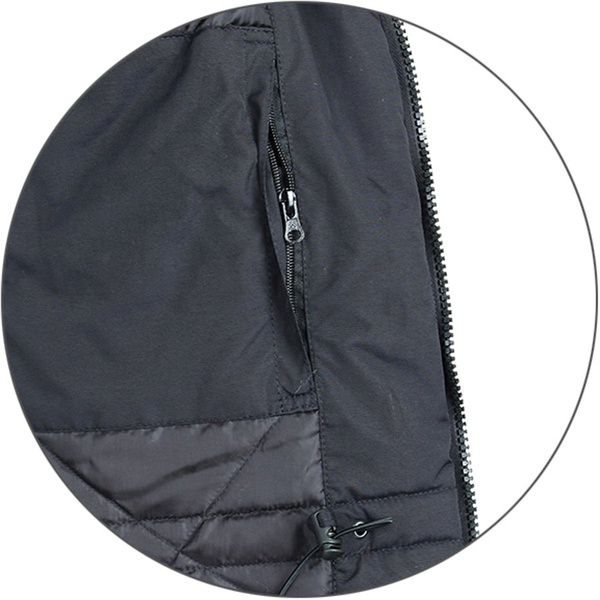 Куртка Сплав Аляска черный каматт нат. мех