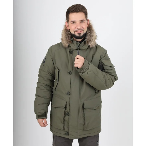 Куртка Сплав Аляска олива каматт