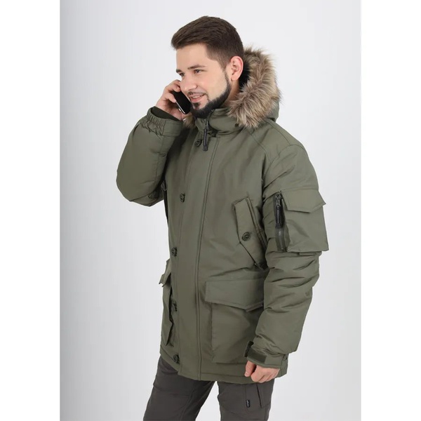 Куртка Сплав Аляска олива каматт