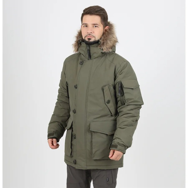 Куртка Сплав Аляска олива каматт