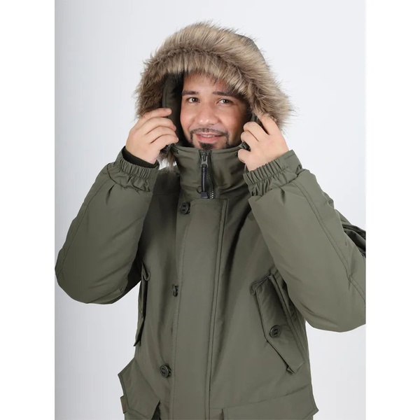 Куртка Сплав Аляска олива каматт