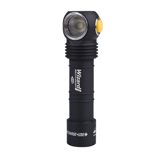 Фонарь Armytek Wizard Pro XHP50 v3 USB (теплый свет) серебро
