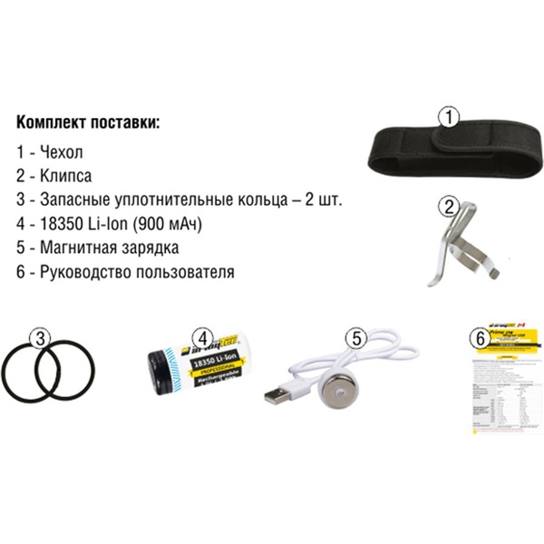 Фонарь Armytek Prime C1 Pro XP-L USB теплый