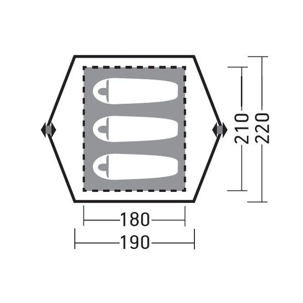Палатка Greenell Дерри 3