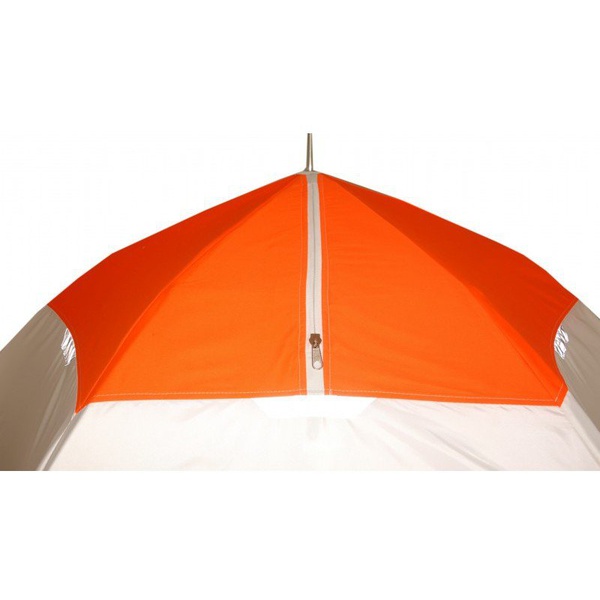 Палатка для зимней рыбалки Пингвин 2 (2-сл.) (каркас В95Т1) бело-оранжевый