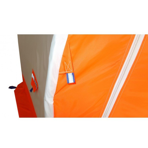 Палатка для зимней рыбалки Пингвин 2 (2-сл.) (каркас В95Т1) бело-оранжевый