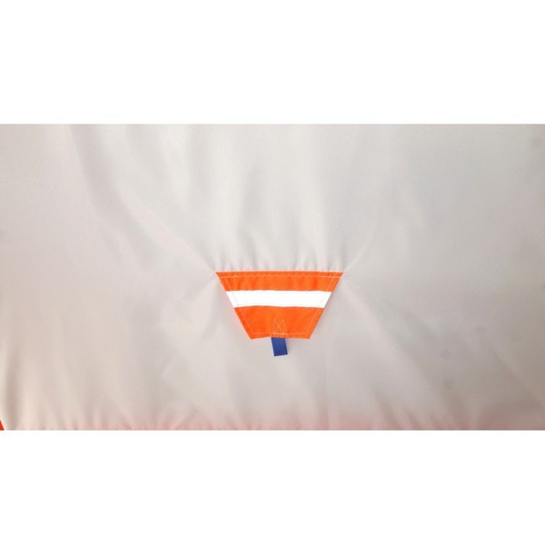 Палатка для зимней рыбалки Пингвин 2 (2-сл.) (каркас В95Т1) бело-оранжевый