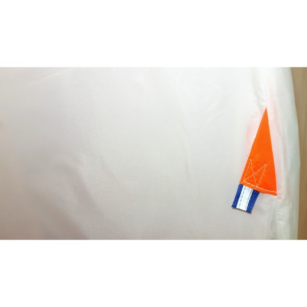 Палатка для зимней рыбалки Пингвин 2 (2-сл.) (каркас В95Т1) бело-оранжевый