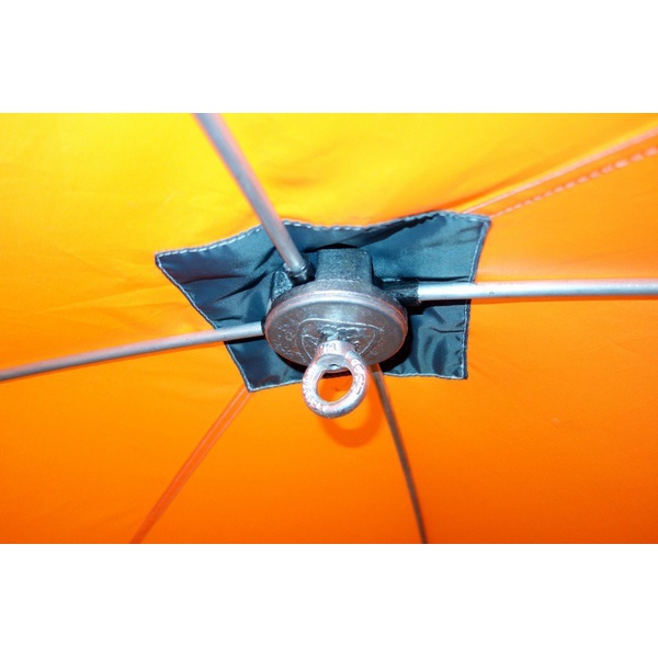 Палатка для зимней рыбалки Пингвин Призма (1-сл) (каркас В95Т1) бело-оранжевый