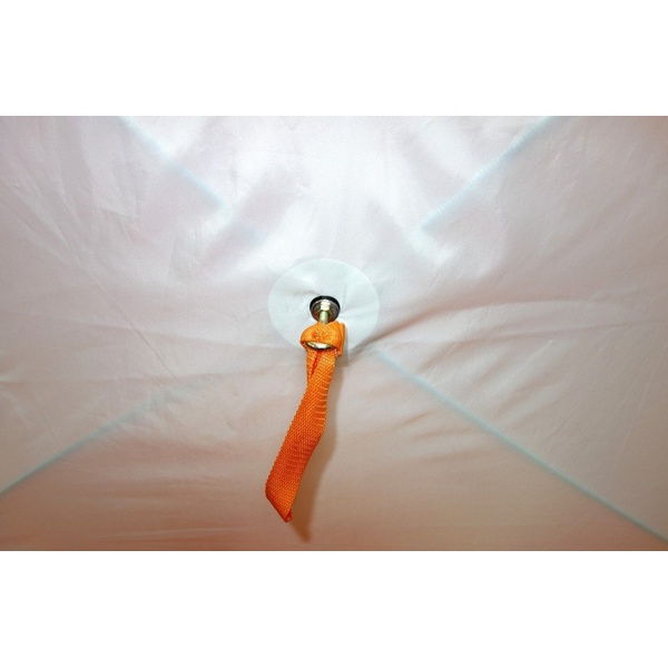 Палатка для зимней рыбалки Пингвин Призма (1-сл) (каркас В95Т1) бело-оранжевый