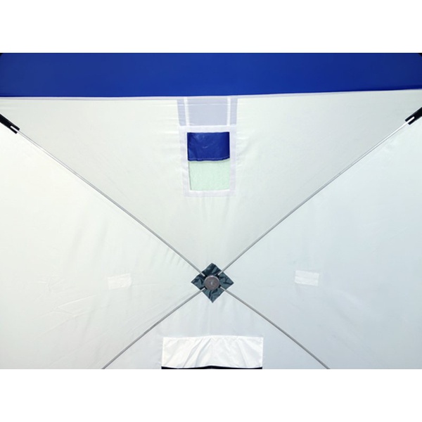 Палатка всесезонная Пингвин Призма Шелтерс Премиум (1-сл.) (каркас В95Т1) бело/синий