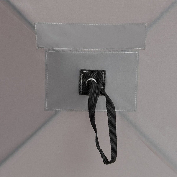 Палатка для зимней рыбалки Helios Куб 1.5х1.5м серый/оранжевый