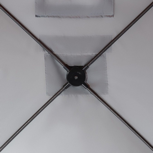 Палатка для зимней рыбалки Helios Куб 1.5х1.5м серый/оранжевый