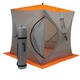 Палатка для зимней рыбалки Helios Куб 1.8x1.8м серый/оранжевый. Фото 1