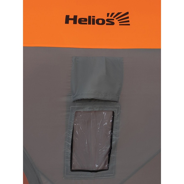 Палатка для зимней рыбалки Helios Куб 1.8x1.8м серый/оранжевый