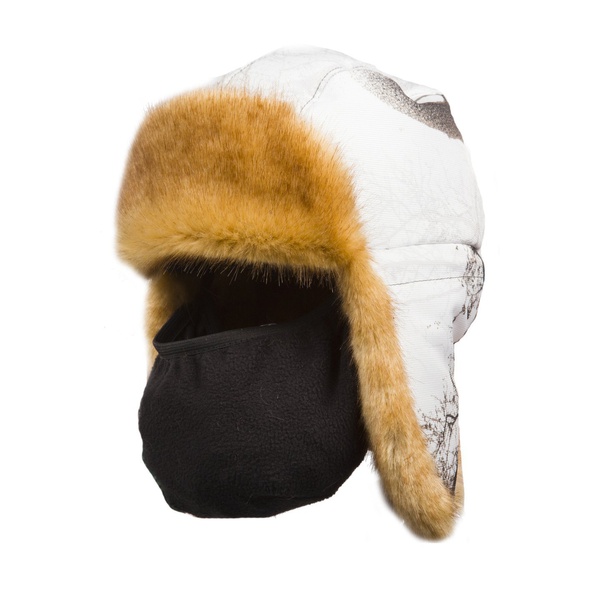 Шапка-ушанка детская Huntsman Евро Белый лес, Куница