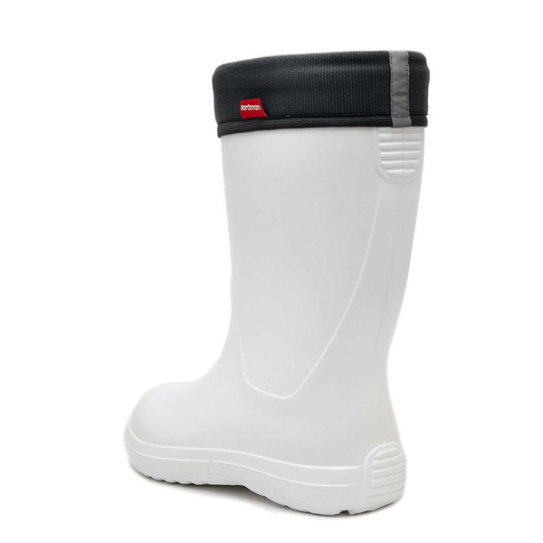 Сапоги женские Nordman Silla (с манжетой из вельвета) белый