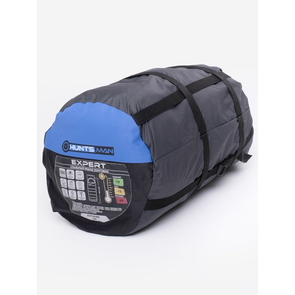 Спальный мешок Huntsman Expert (дюспо) серый/терракотовый, -20°С