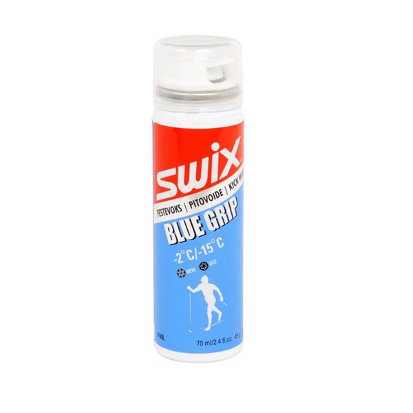 Жидкая мазь держания Swix Blue Extra Liquid -2C to -15C, аэрозоль 70мл V40LC