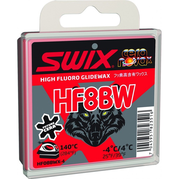 Мазь скольжения Swix HF8BWX Black +4C/-4C 40гр HF08BWX-4