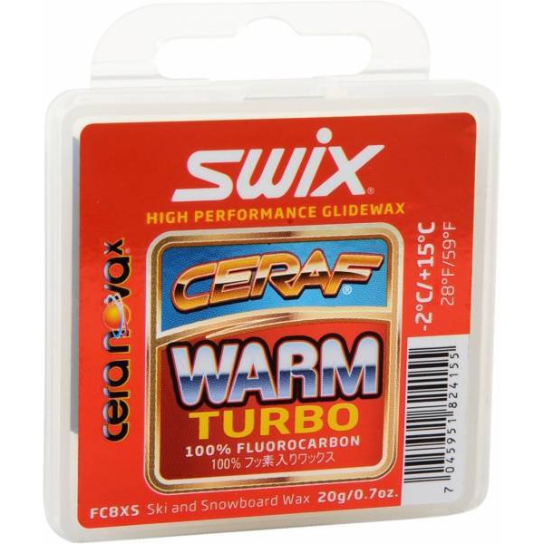 Прессовка Swix Cera F Warm Turbo +10C/-2C 20гр FC8XS