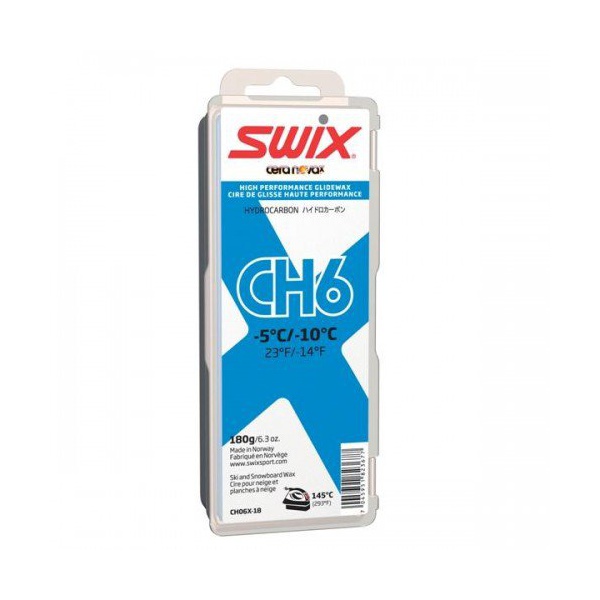 Мазь скольжения Swix CH6X Blue -5C/-10C 180гр CH06X-18