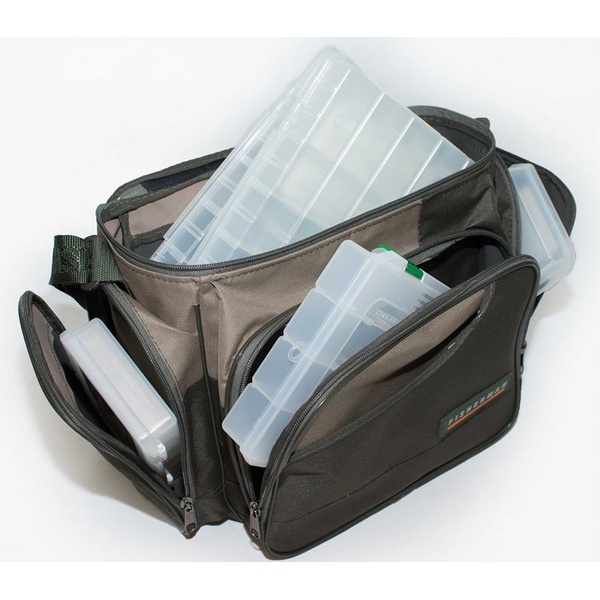 Сумка рыболовная с коробками Fisherman Ф27-к