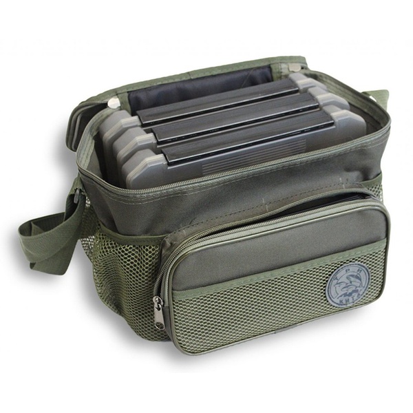 Сумка рыболовная с коробками Fisherman ФЗ98м-к