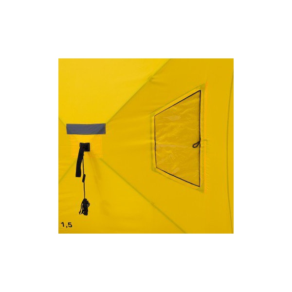 Палатка для зимней рыбалки Helios Куб Extreme V2.0 1,5x1,5 (широкий вход)