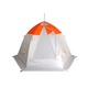 Палатка для зимней рыбалки Пингвин 3.5 (2-сл.) (каркас В95Т1) бело-оранжевый. Фото 1