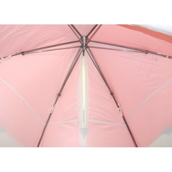 Палатка для зимней рыбалки Пингвин 3.5 (2-сл.) (каркас В95Т1) бело-оранжевый