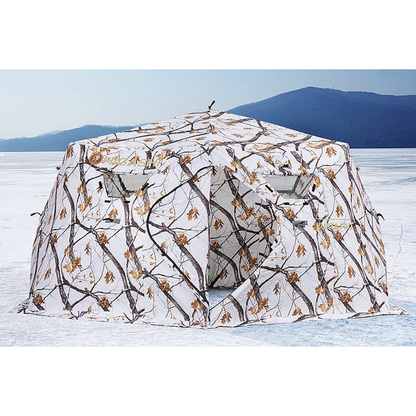 Палатка для зимней рыбалки Higashi Winter Camo Yurta Pro