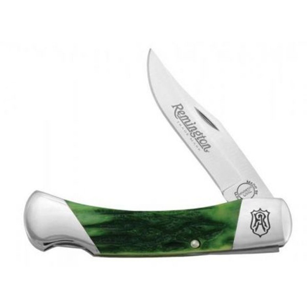 Нож Remington Green Jigged Bone - Lockback